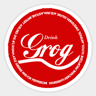 Monkey Island Grog Logo Sticker